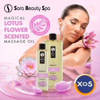 Ulei de argan de floare de Lotus Sara Beauty Spa 1000 ml - 2