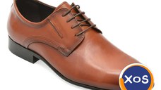 Pantofi eleganți bărbați CARIBU 1166 maro din piele naturală | Pantofi