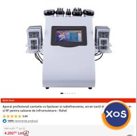 Aparat profesional cavitație cu lipolaser, radiofrecvență vaccum cu RF - 5