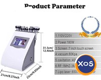 Aparat profesional cavitație cu lipolaser, radiofrecvență vaccum cu RF - 10