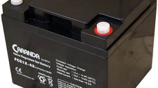 Acumulator Gel VRLA Caranda 12V 42Ah, durata de viata flotanta 12 ani