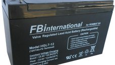 Acumulator UPS HGL12-7 7Ah/12V cu Terminal F2 - Dimensiuni 151 x 65 x 101 mm