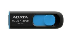 ADATA DashDrive UV128 V128, memorie USB 128GB, USB 3.0, negru si albastru