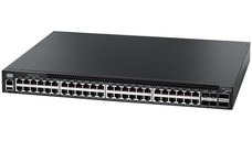 AS4610-54T, 48-Port GE RJ45 port + 4x10G SFP+, 2 port 20G QSFP+ for stacking, Broadcom Helix 4, Dual-core ARM Cortex A9 1GHz, du