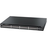 AS4610-54T, 48-Port GE RJ45 port + 4x10G SFP+, 2 port 20G QSFP+ for stacking, Broadcom Helix 4, Dual-core ARM Cortex A9 1GHz, du - 1