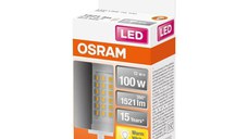 Bec LED Osram LINE, R7s, 12W (100W), 1521 lm, lumina calda (2700K), 78mm, Ø29mm