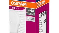 Bec LED Osram Value Classic A E27, 8.5W (60W), 806 lm, lumina rece 6500K