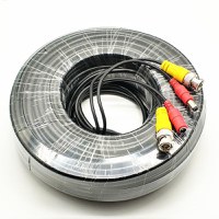 Cablu video si alimentare 20 metri LN-EC04-20M conectori DC si BNC Video Power: 26 AWG Insulation: 1.3mm Colourless PE Power Co - 2