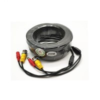 Cablu video si alimentare 20 metri LN-EC04-20M conectori DC si BNC Video Power: 26 AWG Insulation: 1.3mm Colourless PE Power Co - 3