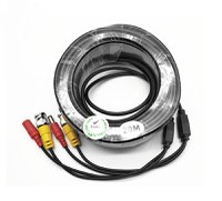 Cablu video si alimentare 20 metri LN-EC04-20M conectori DC si BNC Video Power: 26 AWG Insulation: 1.3mm Colourless PE Power Co - 5