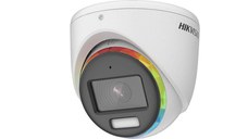 Camera de supraveghere Hikvision Turbo HD turret DS-2CE72DF3T-FS(2.8mm) (O-STD) 2MP, Color Vu - imagini color pe timp de noapte,