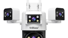 Camera de Supraveghere WiFi 4x2MP PTZ Quad-Lens – SriHome SH066