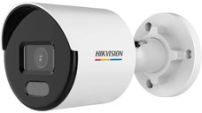 Camera supravegere Hikvision IP bullet DS-2CD1047G0-L(2.8mm)C, 4MP, ColorVu Lite imagini color 24/7 (color si pe timp de noapte)