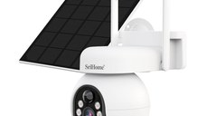 Camera Supraveghere 4G 4MP SriHome DH001 Pan/Tilt Audio Card cu Panou Solar si Acumulator - Produs Resigilat