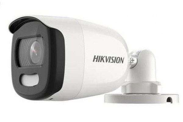 Camera supraveghere Hikvision bullet DS-2CE10HFT-E(3.6mm), 5MP, PoC, ColorVu - imagini color 24/7 (color si pe timp de noapte),