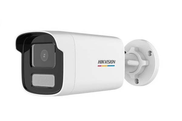 Camera supraveghere Hikvision IP Bullet DS-2CD1T57G0-L(4mm)(C), 5MP, ColorVu lite - imagini color 24/7 (color pe timp de noapte)