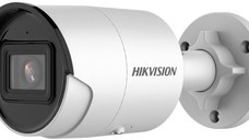 Camera supraveghere Hikvision IP bullet DS-2CD2046G2-IU(2.8mm)C, 4 MP, low-light powered by DarkFighter, Acusens -Human and veh