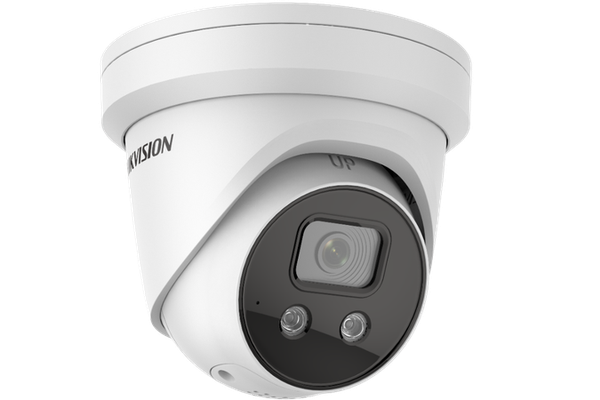 Camera supraveghere Hikvision IP turret DS-2CD2346G2-I(2.8mm)C, 4MP, Acusens - filtrarea alarmelor false dupa corpul uman si mas