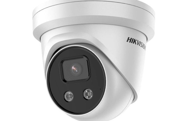 Camera supraveghere Hikvision IP turret DS-2CD2346G2-IU(2.8mm)C, 4MP, Acusens - filtrarea alarmelor false dupa corpul uman si ma