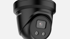 Camera supraveghere Hikvision IP turret DS-2CD2383G2-IU(2.8mm)BLACK, 8MP, culoare neagra, Acusens - filtrarea alarmelor false du