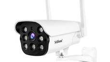 Camera Supraveghere Wireless SriHome SH043 4MP, Slot Card, Audio, Detectie Umana