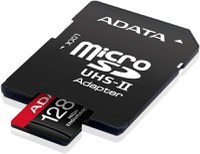 Card de Memorie MicroSD ADATA, 128GB, Adaptor SD, Class 10 - 1