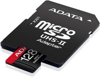 Card de Memorie MicroSD ADATA, 128GB, Adaptor SD, Class 10 - 1