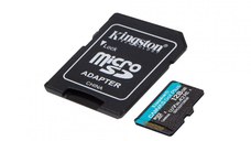 Card de Memorie MicroSD Kingston Canvas GO Plus, 256GB, Adaptor SD, Class 10