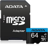 Card de memorie Premier MicroSDXC/SDHC, 64GB, Class 10, cu adaptor - 1