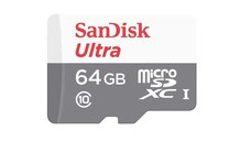 Card de Memorie SanDisk MicroSDHC, 64GB, Adaptor SD, Class 10