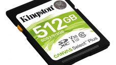 Card de Memorie SD Kingston Canvas Select Plus, 512GB, Class 10