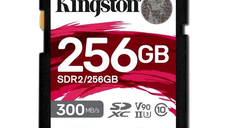 Card de Memorie SDHC Kingston Canvas React Plus 256Gb, Class 10