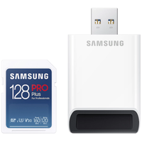 Card Memorie SAMSUNG PRO PLUS 128GB CL10 CARD READER + USB - 1