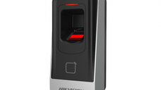 Cititor biometric Hikvision DS-K1201AEF cu suport pentru carduri EM 125Khz si capacitate de 5000 amprente