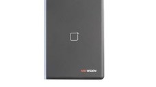 Cititor de card Hikvision DS-K1108AM, Pro series, citeste carduri Mifare 13.56 MHz, distanta de citire: ≤ 50 mm, comunicare: RS