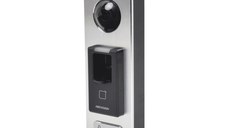 Controler de acces control cu acces biometric, cititor card Mifare sicamera video Hikvision, DS-K1T501SF Camera de 2 MP incorpor