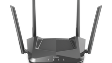 D-LINK AX1500 WI-FI 6 Easymesh gigabit Router DIR-X1530, CPU:900Mhz, RAM: 256Mb, Flash: 128Mb, 4 X antene externe, 2 x 2, MU-MIM