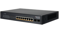 EDGECORE 8 ports 10/100/1000Base-T + 2G SFP uplink ports with 8 port PoE (70W)