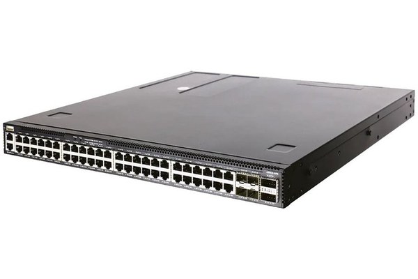 Edgecore AS4630-54PE, 48-Port GE RJ45 port PoE++, 4x25G SFP+, 2 port 100G QSFP28 for stacking, Broadcom Trident 3, Dual-core I
