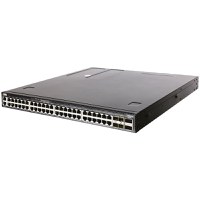 Edgecore AS4630-54PE, 48-Port GE RJ45 port PoE++, 4x25G SFP+, 2 port 100G QSFP28 for stacking, Broadcom Trident 3, Dual-core I - 1