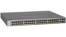 Gigabit Stackable Smart Switch (48 GE ports, 4 10G ports, PoE+) 4 Dedicated, 2 Copper and 2 Fiber (S3300 series S3300-52X-PoE+)