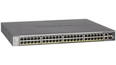 Gigabit Stackable Smart Switch (48 GE ports, 4 10G ports, PoE+) 4 Dedicated, 2 Copper and 2 Fiber (S3300 series S3300-52X-PoE+)