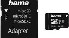 Hama microSDHC 32GB Class 10 UHS-I 80MB/s + Adapter/Photo