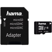 Hama microSDHC 32GB Class 10 UHS-I 80MB/s + Adapter/Photo - 1