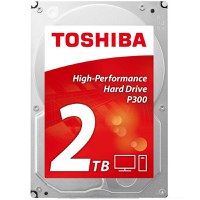 HDD Desktop TOSHIBA 2TB P300 CMR (3.5", 64MB, 7200RPM, NCQ, AF, SATA 6Gbps), retail pack - 2