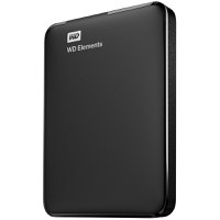 HDD Extern WD Elements Portable 2TB, USB 3.0 Type-A, Black - 1