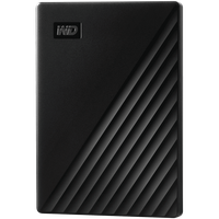 HDD Extern WD My Passport 1TB, 256-bit AES hardware encryption, Backup Software, Slim, USB 3.2 Gen 1 Type-A up to 5 Gb/s, Black - 1