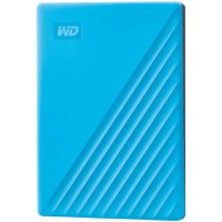 HDD Extern WD My Passport 2TB, 256-bit AES hardware encryption, Backup Software, Slim, USB 3.2 Gen 1 Type-A up to 5 Gb/s, Blue S - 1