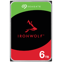 HDD NAS SEAGATE IronWolf 6TB CMR, 3.5'', 256MB, 5400RPM, RV Sensors, SATA, Rescue Data Recovery Services 3 ani, TBW: 180 - 1
