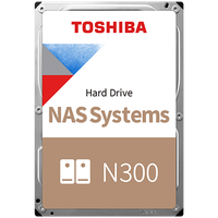 HDD NAS TOSHIBA 10TB N300 CMR, 3.5'', 256MB, 7200RPM, SATA, RV Sensor, TBW: 180 - 1